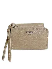 【中古】【美品】FENDI フェンディ 小物 三つ折り財布 PEEKABOO ピーカブー 8M0499 ARC1 セレリア ミニ財布 グレージュ＿S13＿セルモアから出品＿s-0155-r13