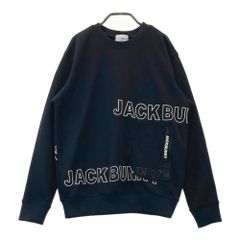 サイズ：1 JACK BUNNY ジャックバニー  スウェットトレーナー ロゴ ブラック系 [240101481832] ゴルフウェア レディース ストスト