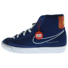 NIKE (ナイキ) BLAZER MID 77 SE DEEP ROYAL BLUE/WHITE DC3433-400 ブレーザー ミッド '77 SE ディープロイヤル ミッドカットスニーカー ブルー/ホワイト US9/27cm