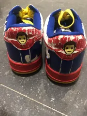 a bathing ape スーパーマン風ニット - メルカリ