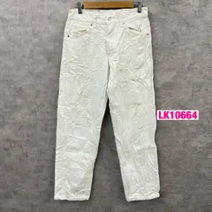 Levi's550TM USA製 ホワイト リラックス ジップフライ デニム パンツ ジーパン W30L30 実寸W28in オレンジタブ 40550-0215 リーバイス 古着 LK10664のサムネイル