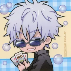 【中古】シール・ステッカー 五条悟(背景イメージカラー) ステッカー 「まるくじ 呪術廻戦 Enjoy!Picnic」 5個購入特典