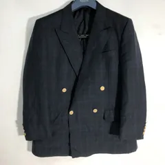 【未使用級】2XLサイズ バーバリー 金ボタン ダブル紺ブレ ホースロゴ バーバリー ロンドン BURBERRY LONDON ダブル テーラードジャケット