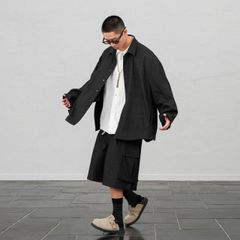 プライ PRY pryシュウトサルエルショーツ 完売 再販なし 販売終了 L黒