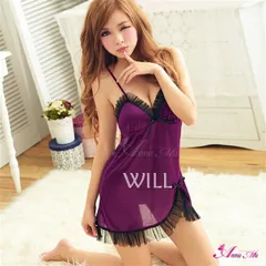 セクシー ランジェリー ベビードール Mサイズ シースルー キャミソール スリップ ワンピース セクシー下着 可愛い ルームウェア 部屋着 レース エッチな下着 セクシー下着 エロ下着 エロい 下着 セクシーランジェリー z1105