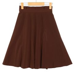 KarL Park Lane カールパークレーン 通年 ストレッチ★ フレア Aライン スカート Sz.5号 レディース