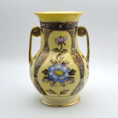 オールドノリタケ アンティーク 花瓶 金彩 ハンドペイント 陶器