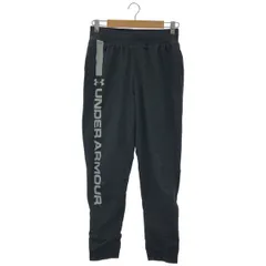 古着 メンズMD UNDER ARMOUR/アンダーアーマー 裏起毛 ウインドブレーカーパンツ スポーツウェア 防寒 ブラック/シルバー 1320662 gl00432