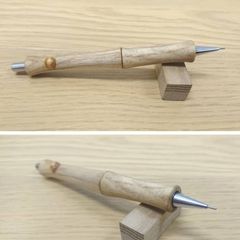 木軸シャープペンシル　STA-オーク  T-２（オーク中間色）＝少し薄い茶色系 限定　限定品　製図用　木軸シャーペン　木製　P315-MA　カスタムシャーペン　オリジナル　木軸　木軸ペン