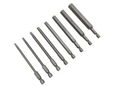ロングヘックスビット セット 100mm 1/4 6角ビット 2.5mm 3mm 4mm 5mm 6mm 8mm 10mm 12mm インパクトドライバー ヘキサゴン 六角レンチ 充電ドライバー 電動ドライバー ヘックスレンチ ビット