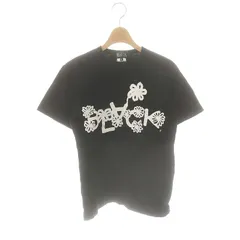 ブラックコムデギャルソン BLACK COMME des GARCONS 1I-T221 AD2011半袖 ロゴ Tシャツ プリント S 黒 白 /MI ■OS