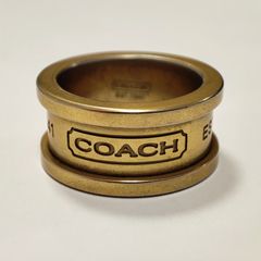 COACH EST.1941 オールドコーチ 指輪 リング 約10号 ゴールドカラー