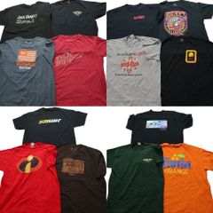 古着卸 まとめ売り 有名企業 半袖Tシャツ 14枚セット (メンズ XL ) バッキーズ タコベル ドクターペッパー ジャックダニエルズ 古着 NA6978