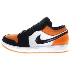 NIKE (ナイキ) AIR JORDAN 1 LOW SHATTERED BACKBOARD 553558-128 エアジョーダン1 シャッタード バックボード ローカットスニーカー ブラック/オレンジ US8.5/26.5cm