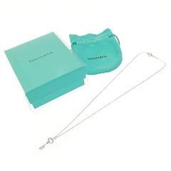 【中古】【箱付き】 TIFFANY&Co. ティファニー シルバー オーバルキー ネックレス 2.0g 925刻印 426085 ネックレス