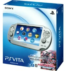 (本体) プレイステーションVita PlayStationVita Wi-Fiモデル アイス・シルバー(ファンタシースターオンライン2同梱) SCE(PCHJ-10007)