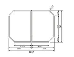 【未使用】 Panasonic ユニットバス用 風呂フタ 3分割 断熱組 L勝手 風呂 組みフタ - ハイ・パーツショップ
