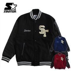 STARTER スターター フェイクメルトン スタジャン スタジアムジャケット メンズ 大きいサイズ