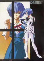 【中古】ポスター B2ポスター 綾波レイ(プラグスーツ/制服) 「新世紀エヴァンゲリオン」