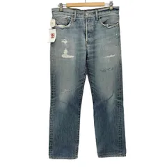 リーバイス Levis 00S 501 フィリピン製 ダメージデニムストレートパンツ メンズ  W32 L32