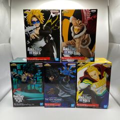 未開封　僕のヒーローアカデミア　5点セット　THE AMAZING HEROES　vol.1 緑谷出久 vol.19 ホークス vol.21 上鳴電気 vol.27 ミリオ THE EVIL VILLAINS vol.5 荼毘　プライズフィギュア　バンプレスト
