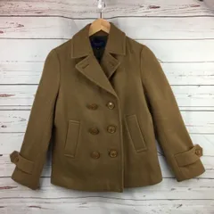 Made in Japan★ユナイテッド アローズ★ウール/ショート丈Pコート【レディースM/茶】Rhythm of Life◆i34-12