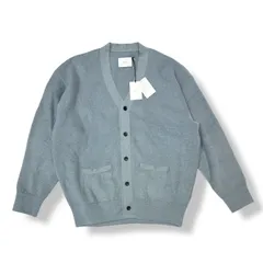参考上代52800円 未使用品 stein Extra Fine Kid Mohair Cardigan エクストラファインキッドモヘヤカーディガン ニット セーター シュタイン ST.531 ブルーグレー 　Dのサムネイル