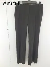 ◇ Theory セオリー センタープレス スラックスパンツ サイズ26 ブラウン レディース  【1110140004437】