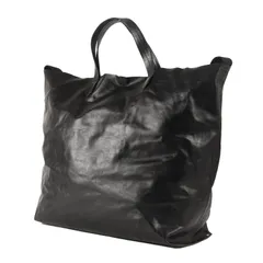 【新品】JIL SANDER ジル・サンダー バッグ / 23AW 2WAY レザー ショッピング トートバッグ (SHOPPING BAG J25WC0002 P4957) / ブラック 黒 / イタリア製 / ブランド カバン【メンズ】のサムネイル