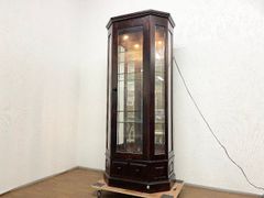 マルニ 地中海 照明付 キュリオケース コレクションケース 飾り棚