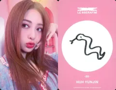 【中古】コレクションカード(女性) 20：LE SSERAFIM/HUH YUNJIN(ホ・ユンジン)/CD「FEARLESS」リリース記念 LE SSERAFIM Weverse Shop JAPAN限定フォトカード