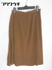 ◇ Sonny Label サニーレーベル URBAN RESEARCH ウエストゴム 膝下丈 ニット スカート サイズFREE ブラウン レディース 【中古】 【1002800441747】