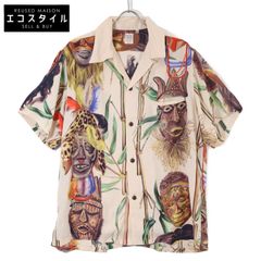 SUN SURF サンサーフ 【美品】SS32941 BATTLE MASK SPECIAL HAWAIIAN 半袖アロハシャツ/ M
