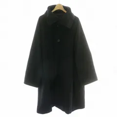 ワイズ Y's ヨウジヤマモト ステンカラーコート ロング アウター 長袖 ウール 総裏地 2 M 黒 ブラック YS-C12-126 /MP ■GY18のサムネイル