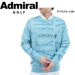 アドミラル ゴルフ メンズ UJジャガード クルーネックセーター ADMIRAL