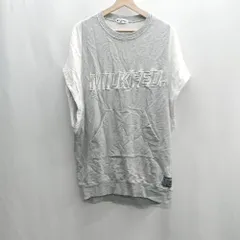◇ ⊂ MILKFED. ミルクフェド 綿混合 半袖 Tシャツ サイズ1 グレー系 レディース E  【1410290044292】