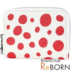 LOUIS VUITTON/ルイ ヴィトン　LV × YK ジッピー コイン パース（コインケース/小銭入れ）　草間彌生 インフィニティ ドット エピ　ルージュ ブラン（ホワイト×レッド）　M81958【新品】