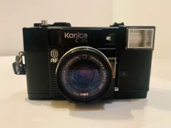 【完動品】コニカ KONICA C35 AF2  フィルムカメラ  動作確認済み フィルムカメラ】Konica C35 AF2 ジャスピンコニカ ハンディ