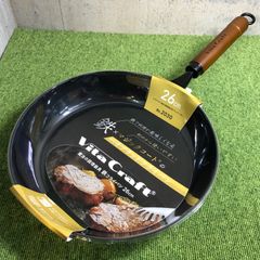 C8663/8524【未使用品】ビタクラフト VitaCraft 鉄フライパン 26㎝ 魔法の調理器具 No.2030