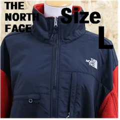 THE NORTH FACE　ザノースフェイス　ジップアップ　フリースジャケット　POLARTEC　赤　L
