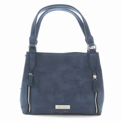 ミッシェルクラン MICHEL KLEIN 2WAY ハンドバッグ ショルダー レザー 青 ブルー /JS ■GY14のサムネイル