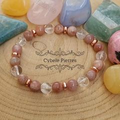 天然石ブレスレット 天然水晶 フリーサイズ パワーストーン 開運アクセサリー シンプル おしゃれ 女性用 癒し 浄化 エネルギーチャージ