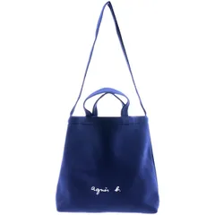 agnes b. アニエスベー 2WAY ネオプレン ショルダートートバッグ RAS19-02 ブルー