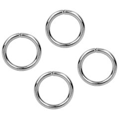 丸カン 15mm 4コ入 附属金具 ニッケル 1171005-01 協進エル 71005-01