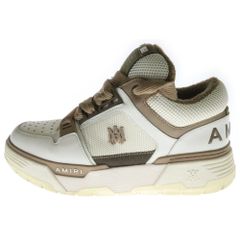AMIRI (アミリ) MA-1 Sneaker メッシュローカットスニーカー ホワイト/ブラウン AMFOSR1001-141
