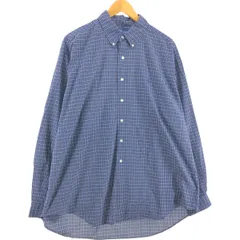 古着 ラルフローレン Ralph Lauren BLAKE 長袖 ボタンダウンチェックシャツ メンズXL相当/eaa546834