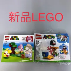 正規品 新品未開封 LEGO レゴ スーパーマリオ  71428　森の中 の ヨッシーとタマゴ　30389　チョロボン　2個　まとめ売り CP-201 ※ポリバッグ　ミニセット　キャラクター　フィギュア　ピンクヨッシー　きいろヨッシー 372