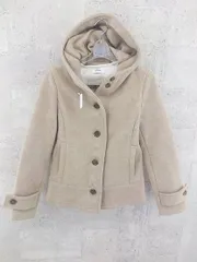 ◇ URBAN RESEARCH DOORS フード付 長袖 コート ブラウン *  【1002797115102】