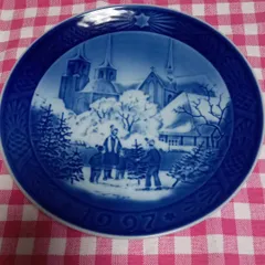 ロイヤルコペンハーゲン クリスマスプレート 1997