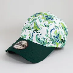 【ニューエラ正規品】ニューエラ 帽子 ゴルフ 9THIRTY Botanical スクリプトロゴ ホワイトペイズリー/ダークグリーン(商品番号：13517991)